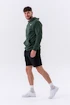 Moški pulover Nebbia  Pull-over Hoodie with a Pouch Pocket 331 dark green