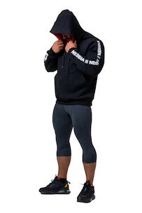 Moški pulover Nebbia  Unlock the Champion hoodie 194 black