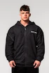 Moški pulover Nebbia  Washed-off Zip Up Hoodie GYM BRO Black M