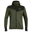 Moški pulover Salewa  Agner Hybrid PL/DST M FZ Hdy Dark Olive Melange/0910