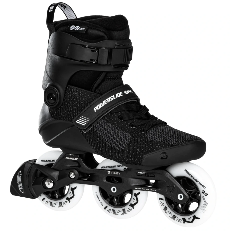 Moški rolerji Powerslide  Swell Lite Black 100 Trinity  46-47
