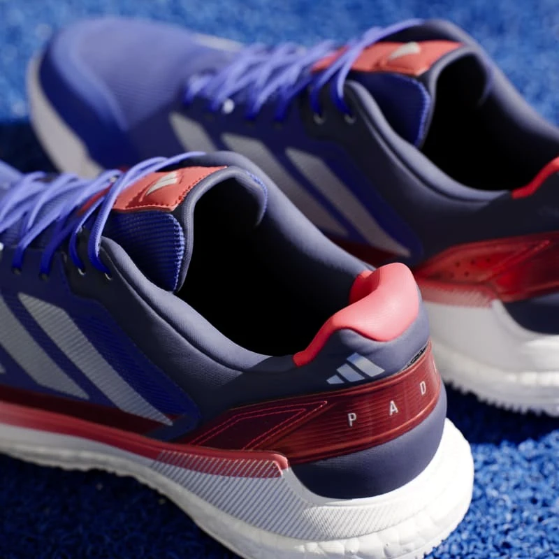 Moški škornji za padel adidas  Crazyquick Boost Padel Lucid Blue