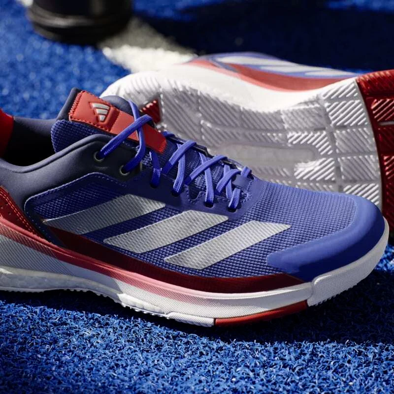 Moški škornji za padel adidas  Crazyquick Boost Padel Lucid Blue