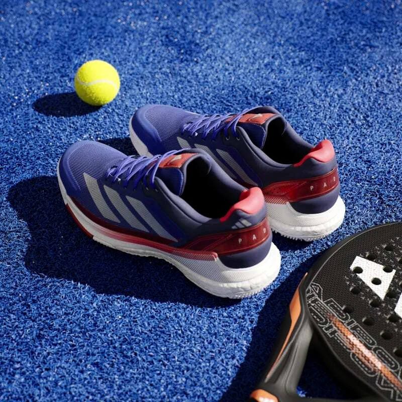 Moški škornji za padel adidas  Crazyquick Boost Padel Lucid Blue