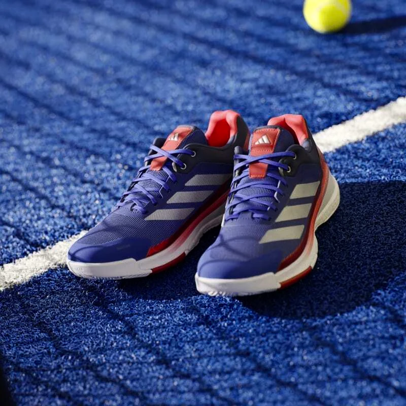 Moški škornji za padel adidas  Crazyquick Boost Padel Lucid Blue