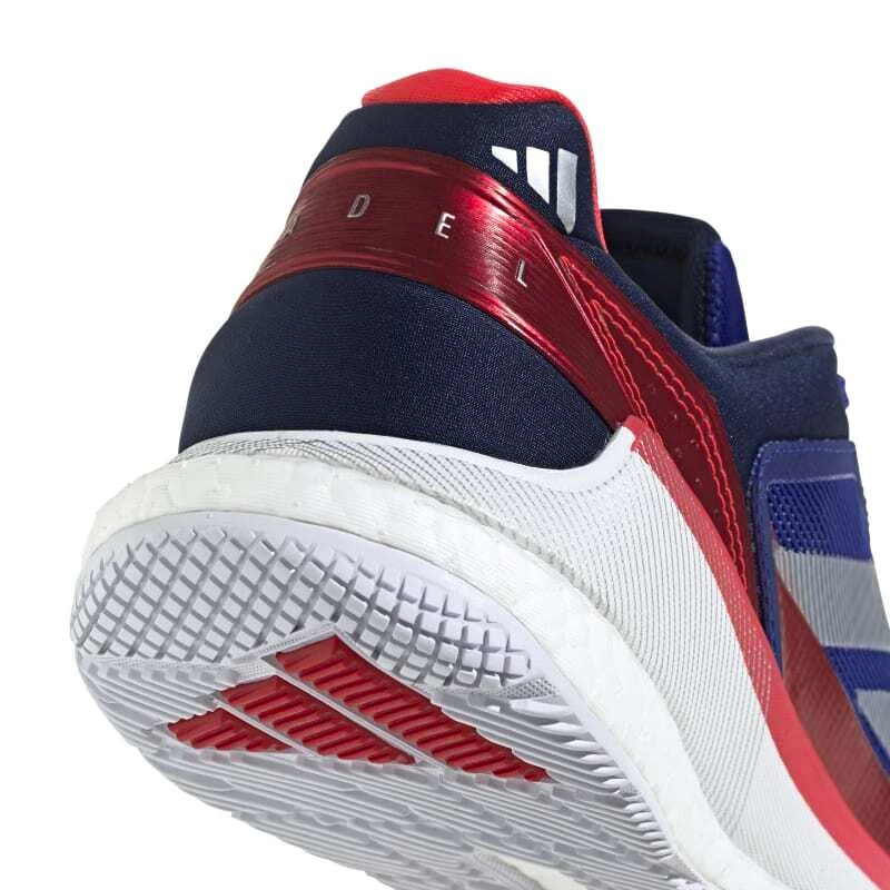 Moški škornji za padel adidas  Crazyquick Boost Padel Lucid Blue