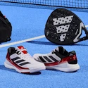 Moški škornji za padel adidas  Crazyquick Boost Padel White