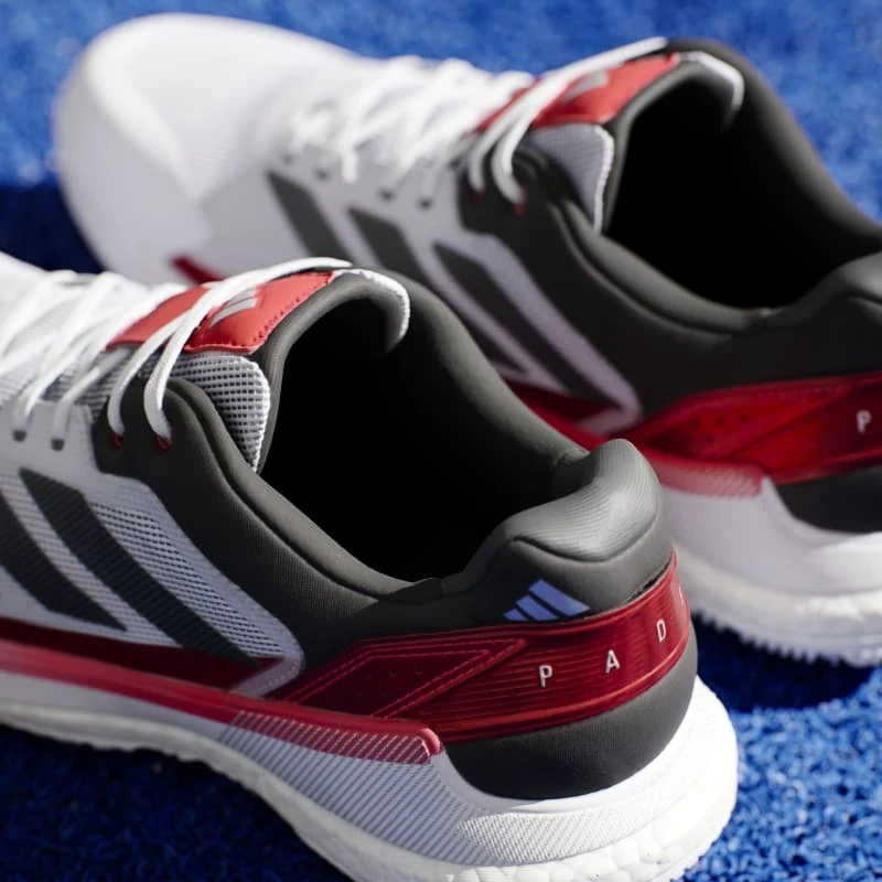 Moški škornji za padel adidas  Crazyquick Boost Padel White