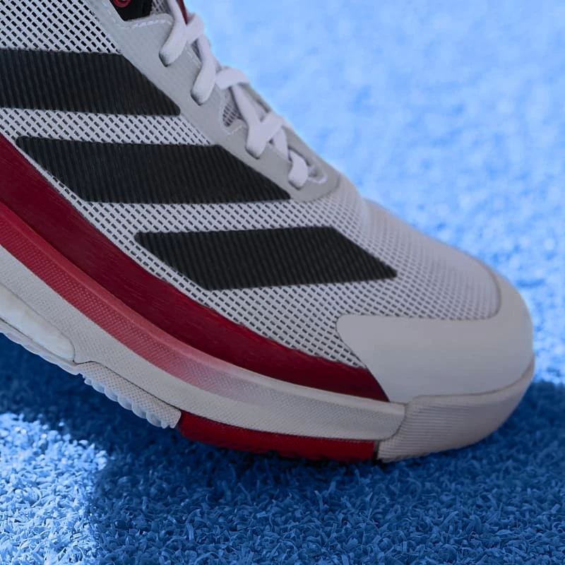 Moški škornji za padel adidas  Crazyquick Boost Padel White