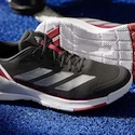 Moški škornji za padel adidas  Crazyquick Ls Padel Core Black