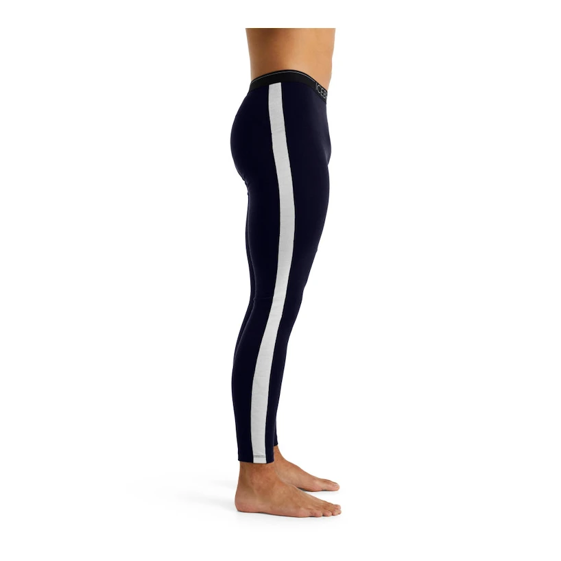 Moški spodnji deli Icebreaker Merino 200 Oasis Sonebula Leggings Midnight Navy/Snow/Cb
