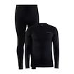 Moški termo komplet Craft Core Warm Baselayer Black  XL