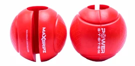 Nastavki za oprijem za os Power System Bar Globe Gripz Red
