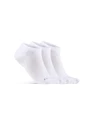 Nogavice Craft Core Dry Footies 3-Pack White  40-42