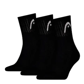 Nogavice Head Tennis Club Short Crew Black (3 Pack)