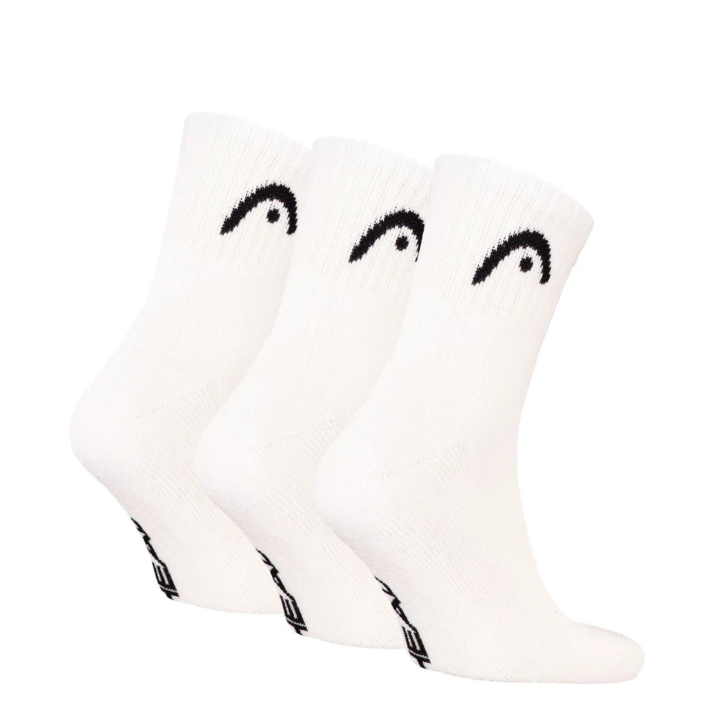 Nogavice Head  Tennis Club Short Crew White (3 Pack)
