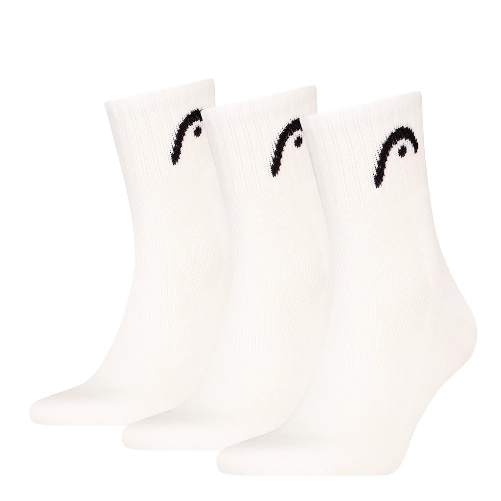 Nogavice Head  Tennis Club Short Crew White (3 Pack)