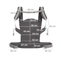 Nosilka za otroka Kinderkraft  Nino Confetti Grey