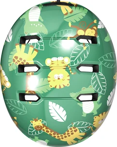Otroška čelada Abus Skurb Kid green jungle M