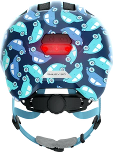 Otroška čelada Abus Smiley 3.0 LED Blue Car