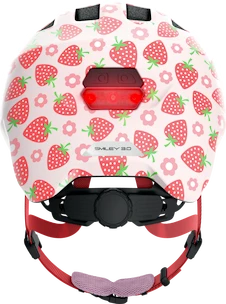Otroška čelada Abus Smiley 3.0 LED Rose strawberry S