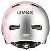 Otroška čelada Uvex Kid 3 Silver-Rosé (S4148193600)