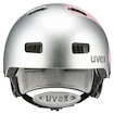 Otroška čelada Uvex Kid 3 Silver-Rosé (S4148193600)