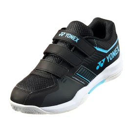 Otroška dvoranska obutev Yonex Strider Flow JR Belt Black/Blue