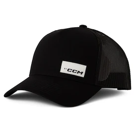 Otroška kapa s ščitnikom CCM Casual Black