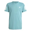 Otroška majica adidas  Club Tennis 3-Stripes T-Shirt Kids Powder Teal