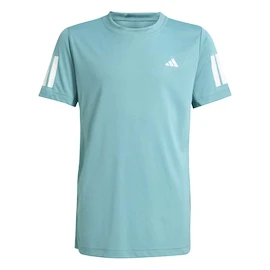 Otroška majica adidas Club Tennis 3-Stripes T-Shirt Kids Powder Teal