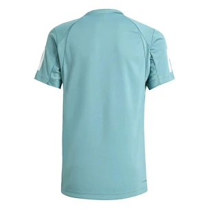 Otroška majica adidas  Club Tennis 3-Stripes T-Shirt Kids Powder Teal