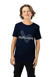 Otroška majica Bauer Core SS Lockup Tee Navy