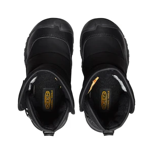 Otroška obutev za uporabo na prostem Keen Puffrider Wp Black/Steel Grey  US 11 (Kid)