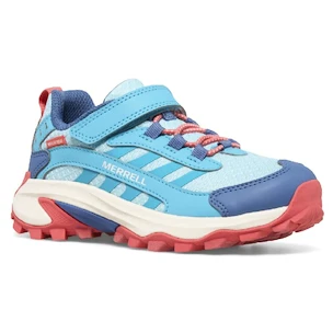 Otroška obutev za uporabo na prostem Merrell  Moab Speed 2 Low A/C Wtrpf Turq/Coral  UK 5