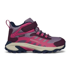 Otroška obutev za uporabo na prostem Merrell Moab Speed 2 Mid A/C Wtpf Berry