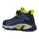 Otroška obutev za uporabo na prostem Merrell Moab Speed 2 Mid A/C Wtpf Navy/Hi Viz