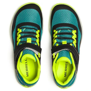 Otroška obutev za uporabo na prostem Merrell Trail Glove 7 A/C Black/Teal  UK 12 (Kid)