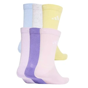 Otroške nogavice adidas  Cushined Crew Violet Fusion 6 Pack
