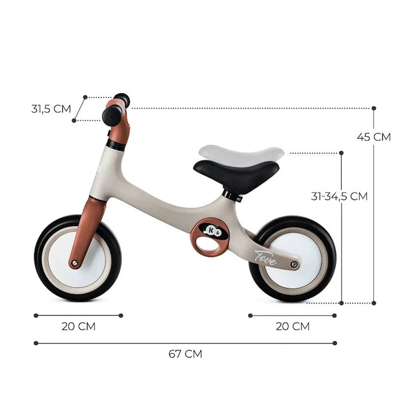 Otroški poganjalci Kinderkraft Tove Desert Beige