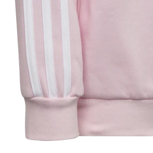 Otroški pulover adidas  Essentials 3-Stripes Crew Neck Clear Pink 128 cm