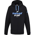 Otroški pulover Babolat  Exercise Hood Sweat Jr Black 10 - 12 let