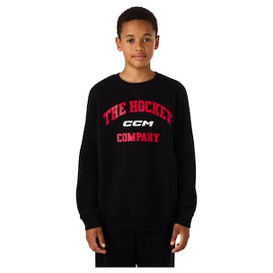 Otroški pulover CCM  Athleisure Crew Black