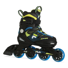 Otroški rolerji Fila J-One Boy Combo 3-Set Blue/Lime