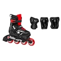 Otroški rolerji Rollerblade  Microblade Combo Black/Red