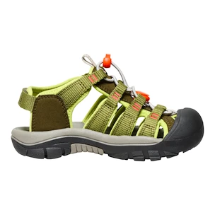 Otroški sandali Keen NEWPORT BOUNDLESS Dark olive/Scarlet ibis