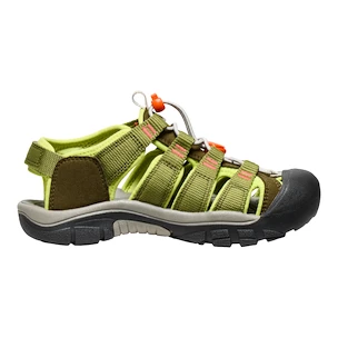Otroški sandali Keen NEWPORT BOUNDLESS Dark olive/Scarlet ibis