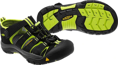 Otroški sandali Keen Newport H2 K Black/Lime Green