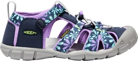 Otroški sandali Keen Seacamp II CNX JR Black Iris/African Violet