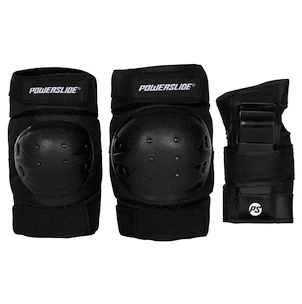 Otroški ščitniki za inline hokej Powerslide  Basic Set Black